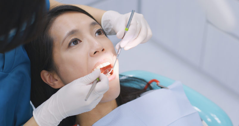 pārbaudiet zobu rutīnas