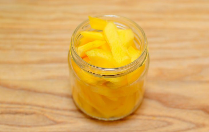 saldināts mango